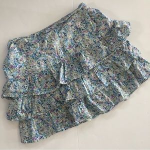 Lands End Floral Skirt